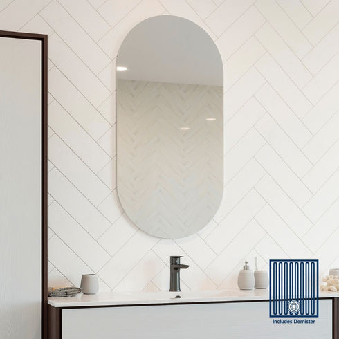 Emrys Oval Bathroom Wall Mirror