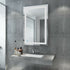 Milo LED Anti-fog Front-Lit Rectangular Bathroom Mirror