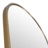 Apsel Arch Brushed Brass Wall Mirror