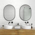 Aaden Pill Black Wall Mirror