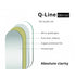 Sela Q-lined Backlit Bathroom Mirror