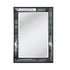 Natalia Black Border Mirrored Frame Wall Mirror