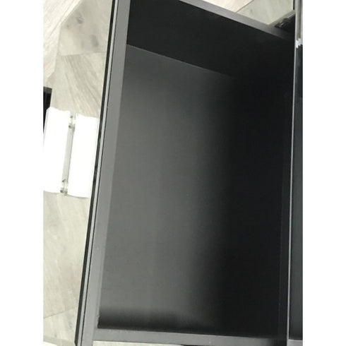 Merida 3-Drawers Mirrored Bedside Table