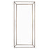 Zeta Gold Beaded Frame Wall Mirror