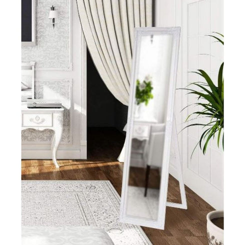 Tuscany White Gloss Dress Mirror