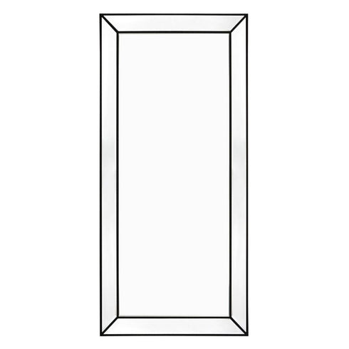 Zeta Beaded Black Wall Mirror