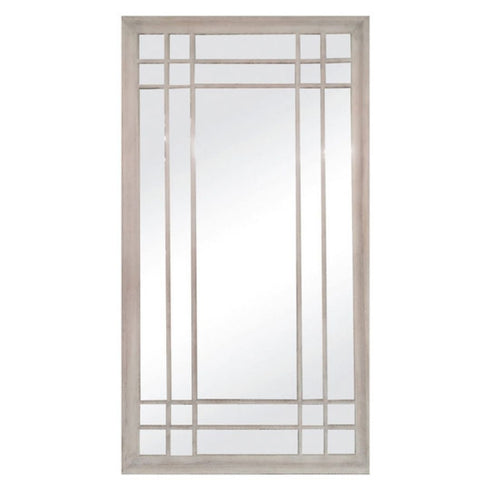 Edward Brushed Wood Wall Mirror