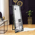 Melania Black Mirrored Frame Wall Mirror