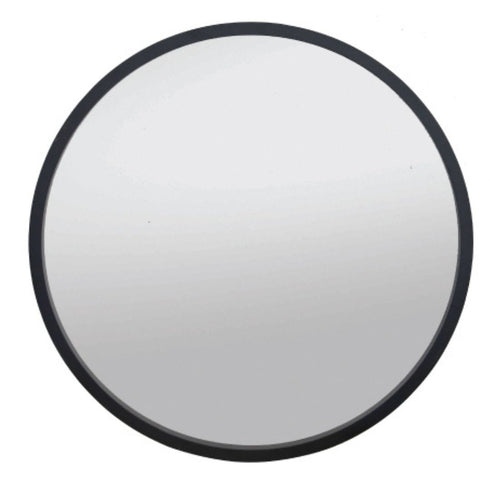 Angela Matt Black Round Wall Mirror