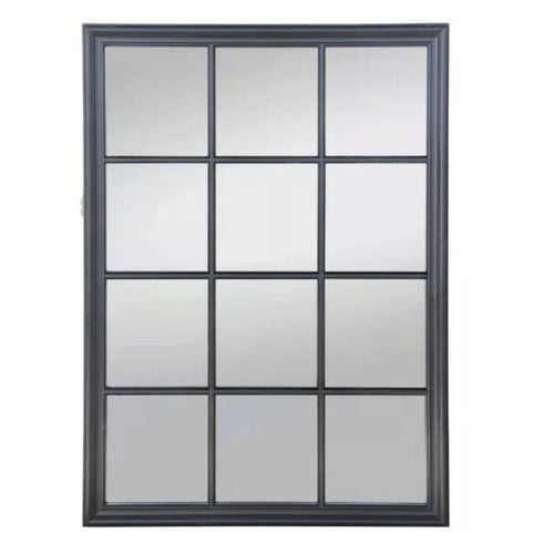 Harvey Matt Black Wall Mirror