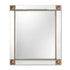 Florenda Art Deco Silver Wall Mirror
