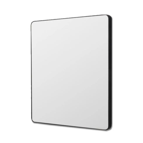 Flynn Black Curve Rectangular Mirror