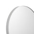 Simplicity Silver Round Wall Mirror