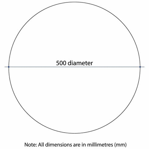 Rio Round Polished Edge Bathroom Mirror