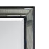 Natalia Black Border Mirrored Frame Wall Mirror
