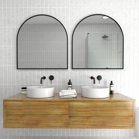 Apsel Arch Black Wall Mirror
