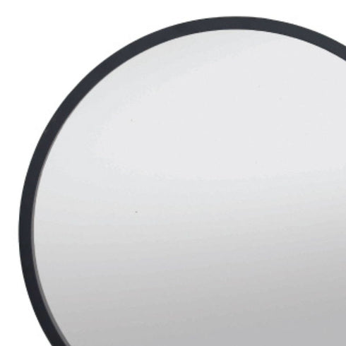 Angela Matt Black Round Wall Mirror