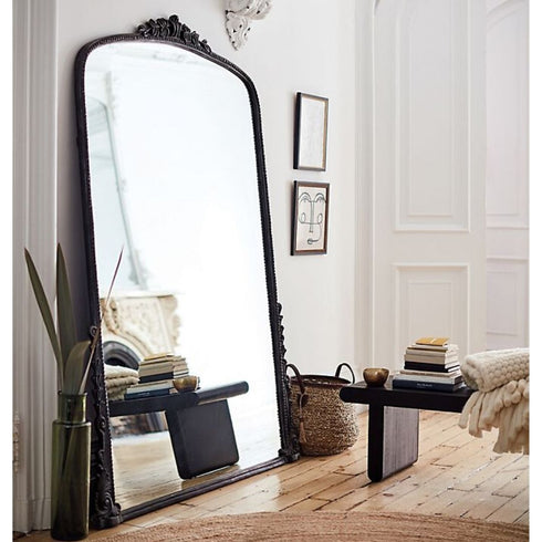 Audrey Black Arch Wall Mirror