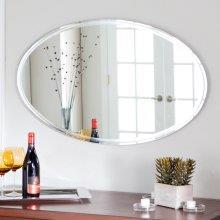 Frameless Modern Oval Bevelled Mirror - mirrors-city-aus