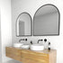 Apsel Arch Black Wall Mirror