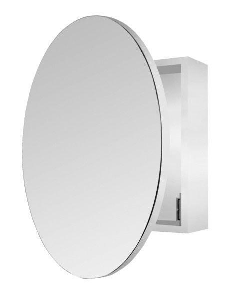 Ablaze Mirrored Cabinet Round Bathroom Mirror - mirrors-city-aus