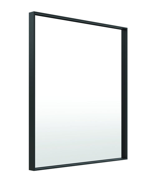 Ablaze Contractor Black Metal Framed Wall Mirror - mirrors-city-aus