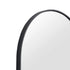 Bjorn Black Oval Wall Mirror