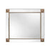 Florenda Art Deco Silver Wall Mirror