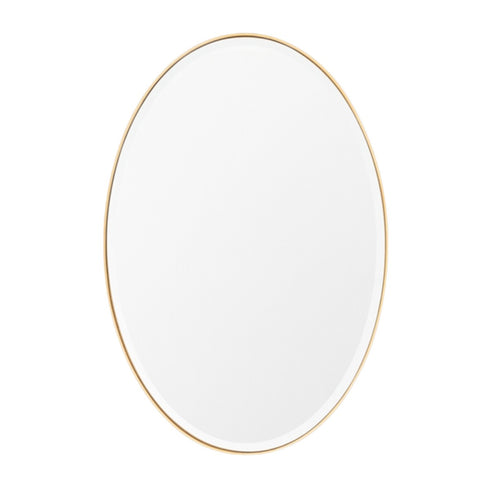 Lolita Brass Oval Wall Mirror