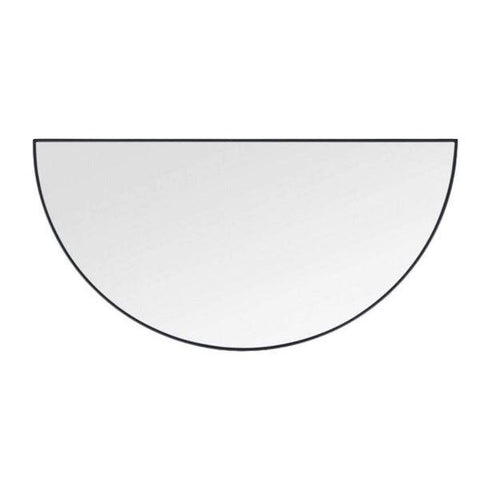 Bjorn Arch Low Black Wall Mirror