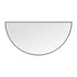 Bjorn Arch Low Black Wall Mirror