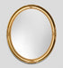 Lukas French Provincial Ornate Oval Mirror Gold