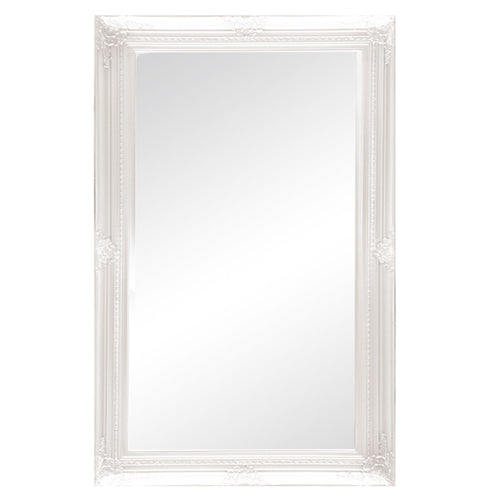 Freda Ornate White Wall Mirror