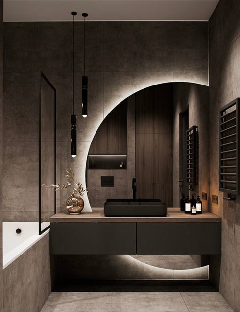 Custom Backlit Mirror