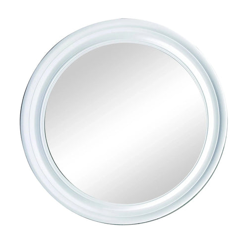 Thompson Round Mirror Gloss White - mirrors-city-aus