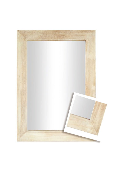 Marley Brushed Wood Mirror - mirrors-city-aus