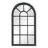 Romeo Arch Matt Black Wall Mirror