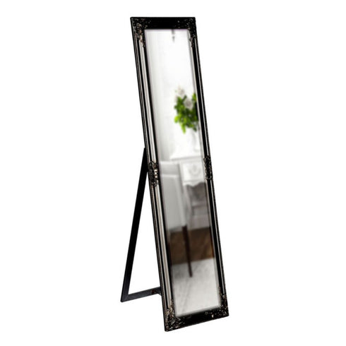 Tuscany Ornate Black Dress Mirror