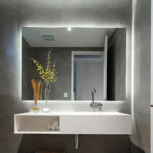 Ablaze SS Premium Backlit Rectangle Bathroom Mirror