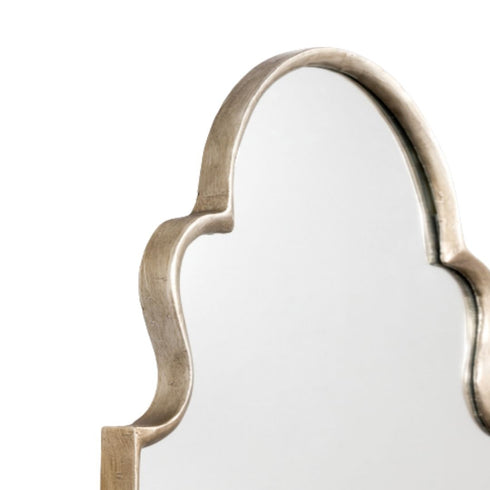Melba Overmantle Silver Wall Mirror