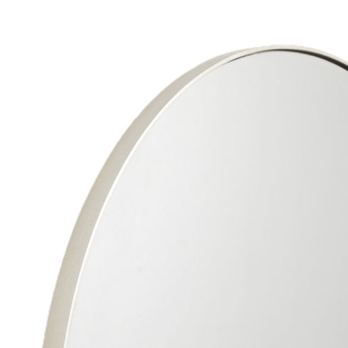 Bjorn Silver Round Wall Mirror