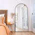 Apsel Arch Black Wall Mirror
