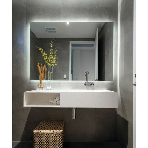 Ablaze SS Premium Backlit Rectangle Bathroom Mirror