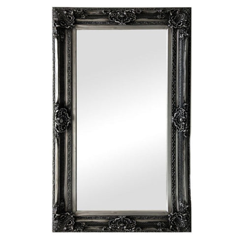 Gabriel Ornate Antique Silver Wall Mirror