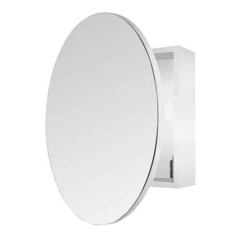 Ablaze Round Cabinet Bathroom Mirror
