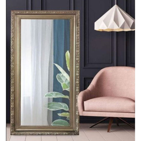 Charlotte Ornate Champagne Wall Mirror