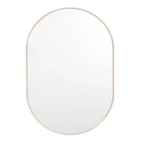 Bjorn Powder Oval Wall Mirror