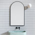 Apsel Arch Black Wall Mirror