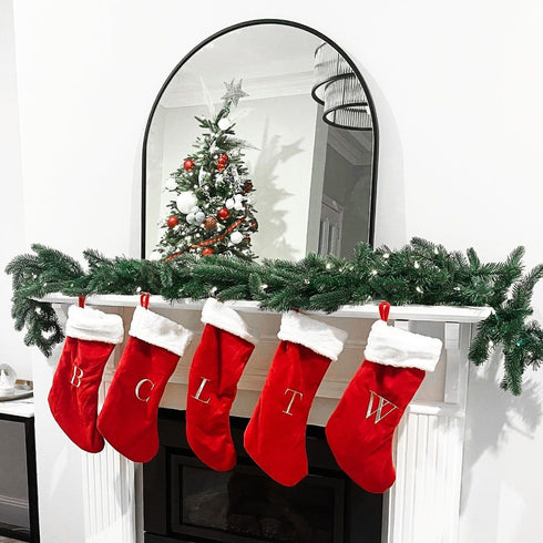 Apsel Arch Black Wall Mirror