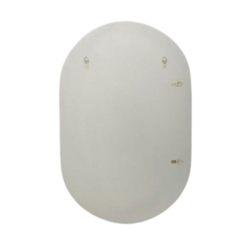 Bjorn Silver Oval Wall Mirror